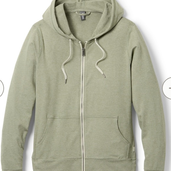 Vuori Jacket Women Halo Performance Lightweight Sage Green Women's Hoodie VW268 - Picture 4 of 9